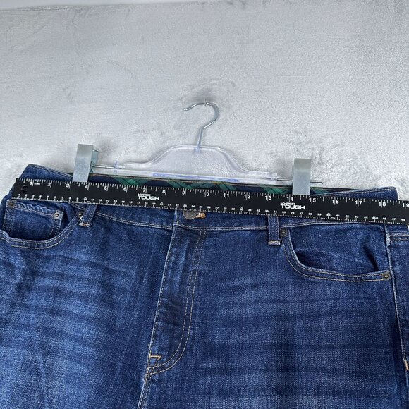 Talbots Jeans Womens Size 16W Straight Cropped Medium Wash High Rise Blue - Picture 7 of 12